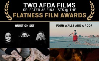 TWO AFDA FILMS SELECTED AS FINALISTS @ THE FLATNESS FILM AWARDS