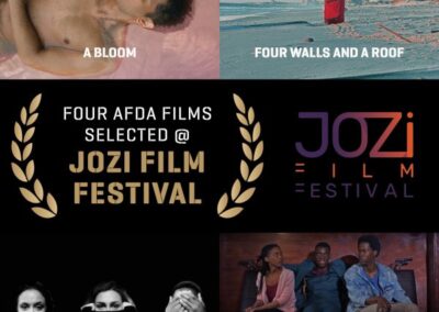 FOUR AFDA FILMS SELECTED @ JOZI FILM FESTIVAL