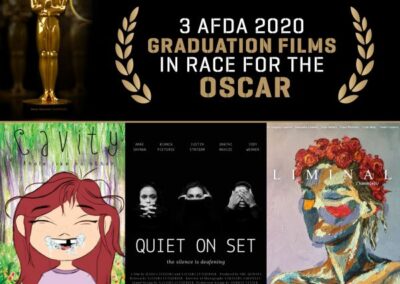 3 AFDA 2020 GRADUATION FILMS IN RACE FOR THE OSCAR