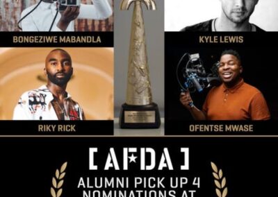 AFDA ALUMNI PICK UP 4 NOMINATIONS AT SAMA’S