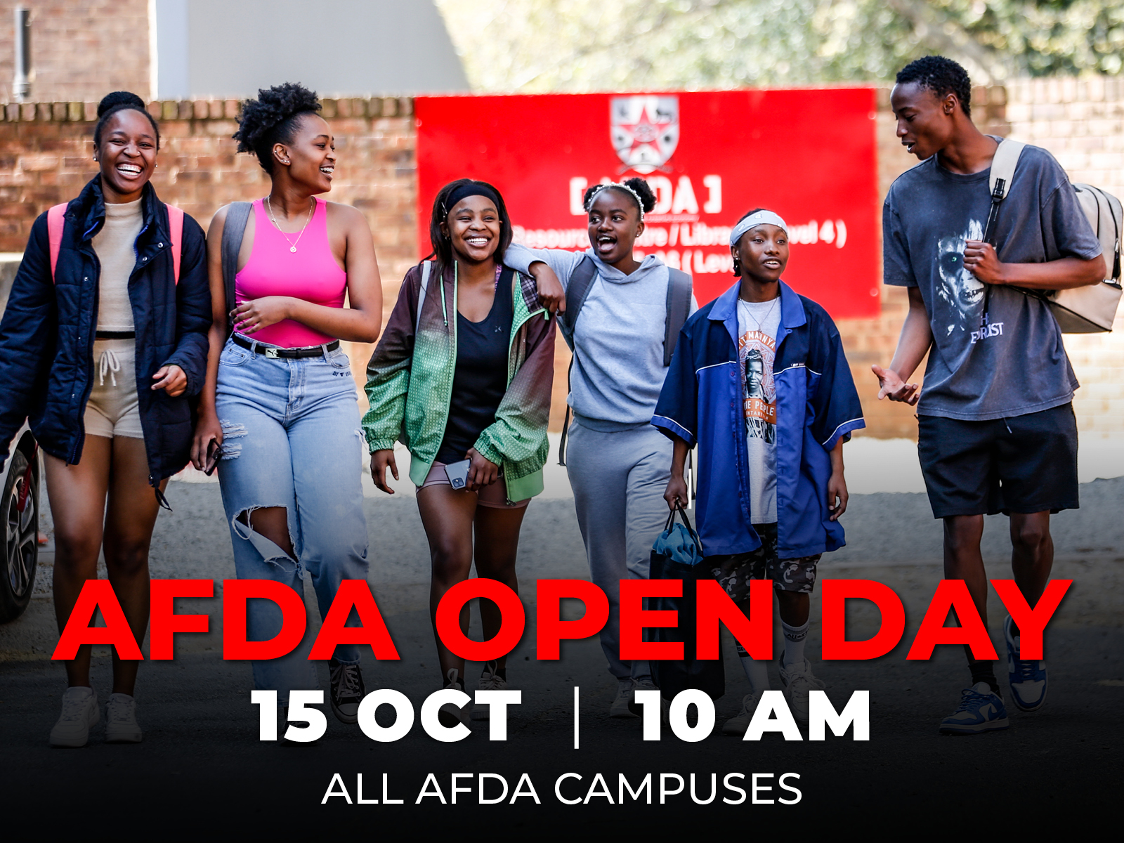 AFDA OPEN DAY Saturday 15 October 2022 AFDA The No 1 School For The 