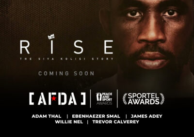 AFDA alumni in key roles on award-winning film ‘Rise: The Siya Kolisi story’