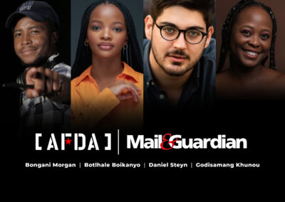 4 AFDA alumni in Mail and Guardian 200 Young South Africans 2024